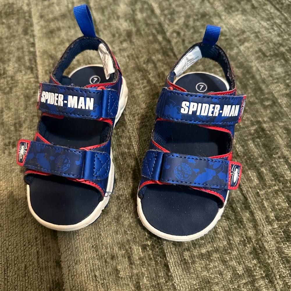 Spiderman Light-up Heel Sandals with Adjustable Straps
